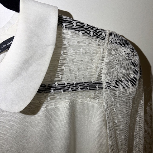 Adrianna Papel Medium White Blouse - Picture 4 of 8